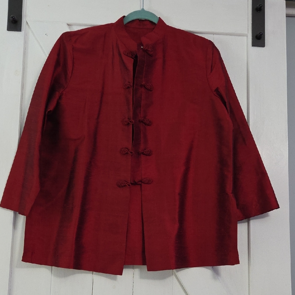 Elegant Red Women's Jacket